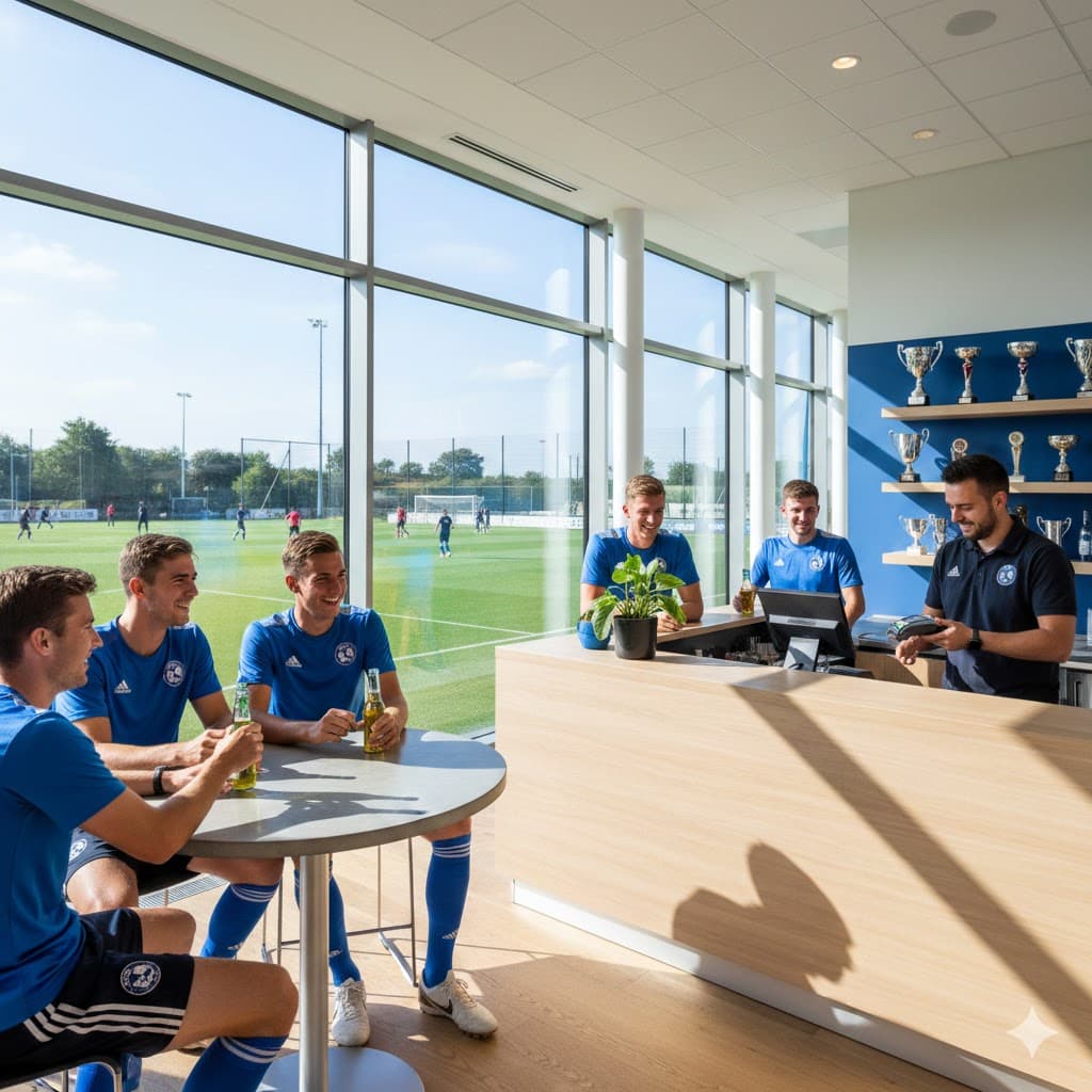 Kartenzahlung für Vereine: Besucher bezahlt kontaktlos beim Vereinsfest