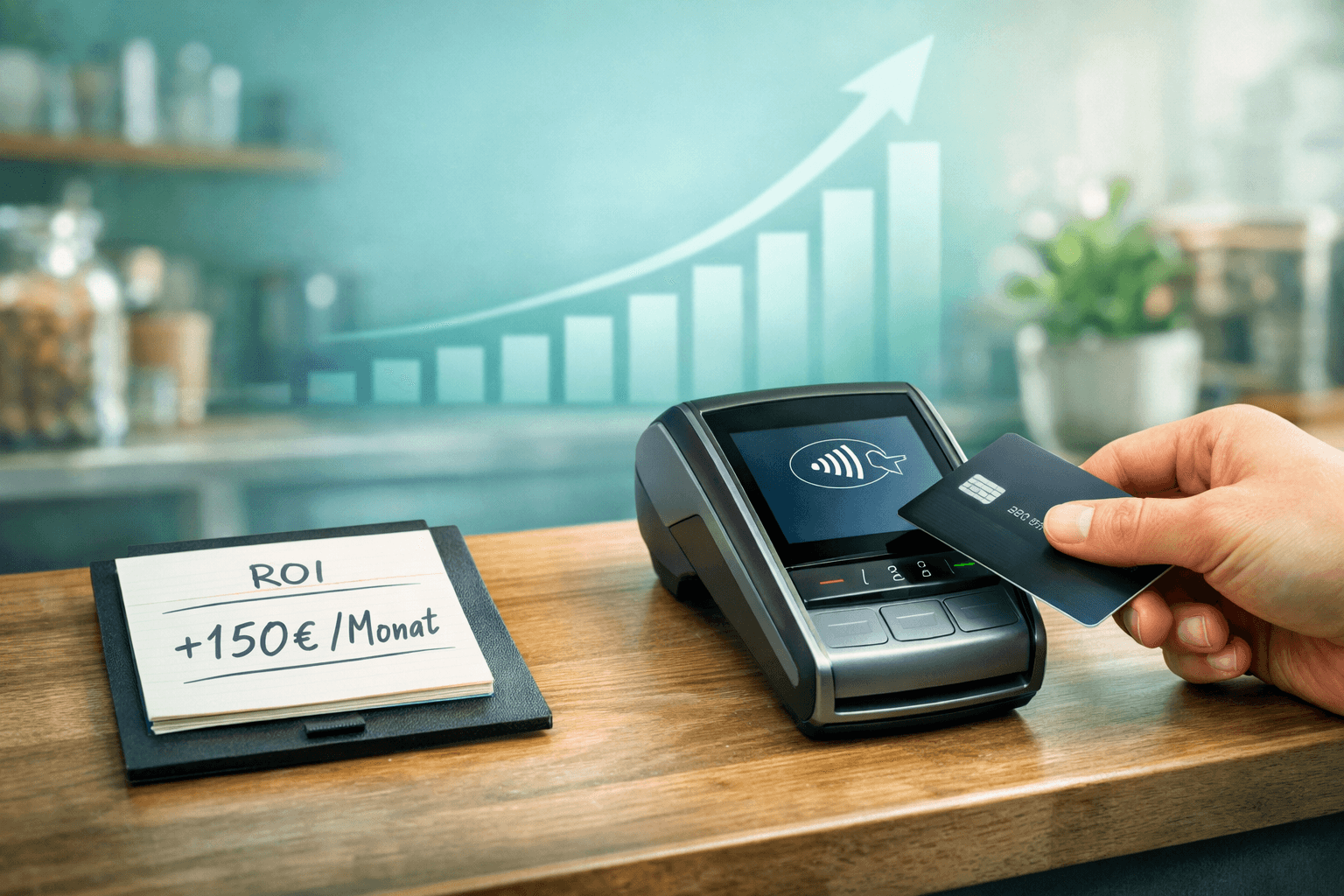 ROI-Rechner für Kartenzahlung — Lohnt sich die Investition in ein Kartenterminal?